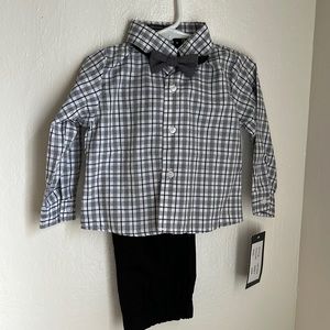 NWT Boys dress shirt and pants set